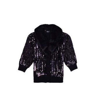 CARDIGAN CON RICAMO PAILLETTES