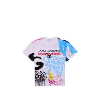 T-SHIRT CON STAMPA GRAFFITI