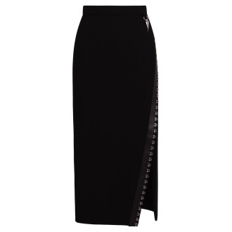 Roberto Cavalli Skirt With Side Slit 40
