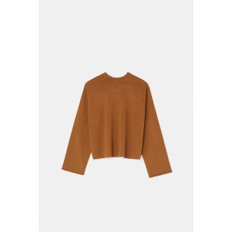 Proenza Schouler Twist Front Long Sleeve Sweater