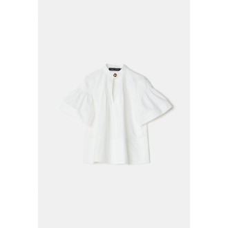 Proenza Schouler Poplin Pintuck Top