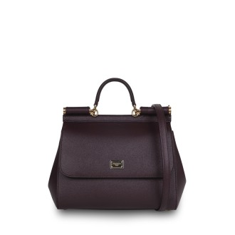 Dolce & Gabbana 'Sicily' Medium Leather Tote Bag U