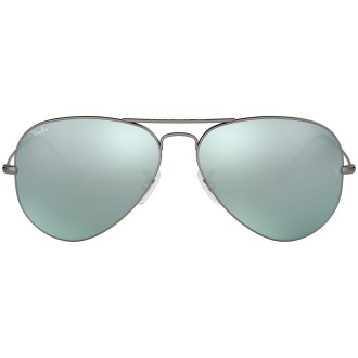 Aviator Flash Lenses RB3025 silver flash