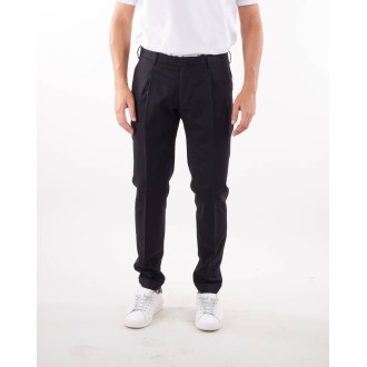 QUATTRO DECIMI Pantalone in lana con pences Quattro Decimi