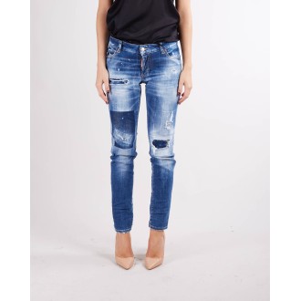 DSQUARED Medium Dark Patches Wash Jennifer Jean Dsquared