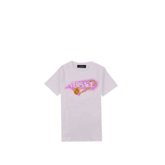 T-SHIRT IN COTONE CON LOGO VERSACE