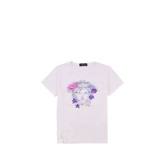 T-SHIRT LOGO MEDUSA IN COTONE