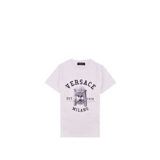 T-SHIRT LA MASCHERA VARSITY IN COTONE