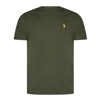 POLO RALPH LAUREN T-SHIRT CON LOGO VERDE SCURO 710671438292