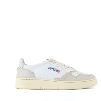 Sneakers in pelle scamosciata bianca