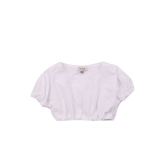 T-SHIRT CROPPED MONOCOLORE