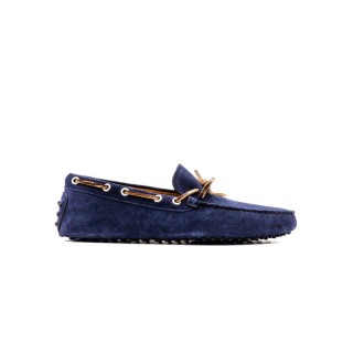 Mocassino Uomo BLUE/COCCO TRE EMME Pelle