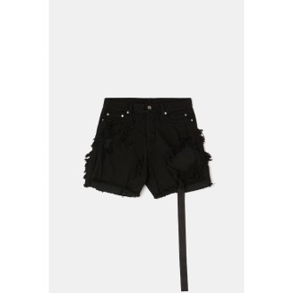 Rick Owens Drkshdw Trucker Cut Offs Denim