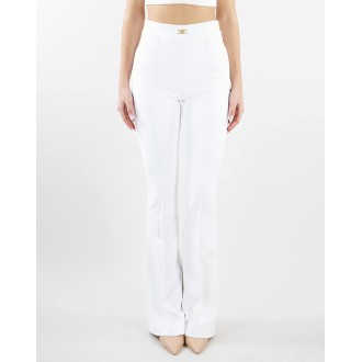 ELISABETTA FRANCHI Pantalone in doppio crepe stretch Elisabetta Franchi