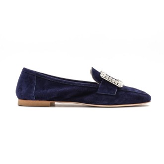 Mocassino Donna Blu TRE EMME Pelle