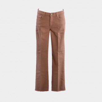 Pantalone Jeans in cotone rosa