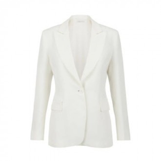 Blazer monopetto bianco