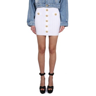 balmain mini skirt