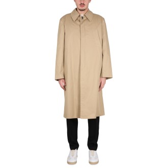 mm6 maison margiela cotton trench coat