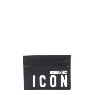 dsquared card holder with logo