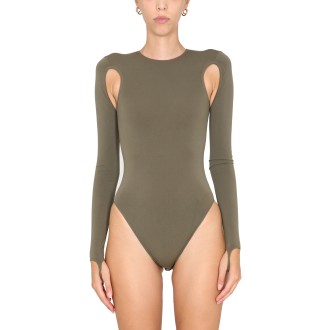 andreadamo bodysuit with cut-out details