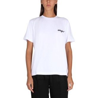 msgm crewneck t-shirt