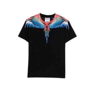 marcelo burlon county of milan multicolor wings t-shirt s/s