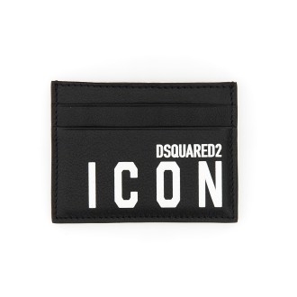 dsquared card holder with logo