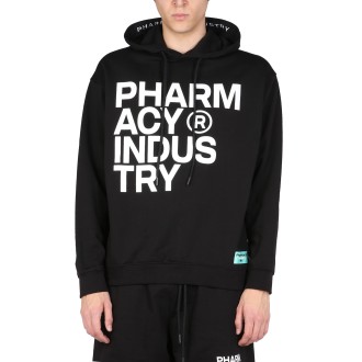 pharmacy industry sweatshirt with logo print