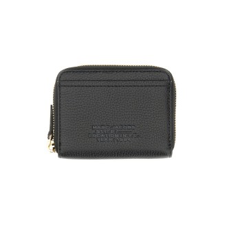 marc jacobs leather wallet with zipper