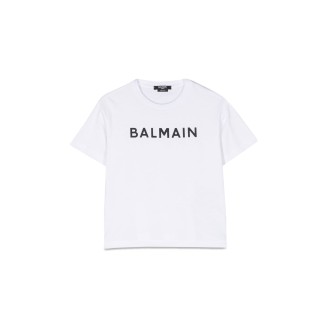 balmain mc logo t-shirt