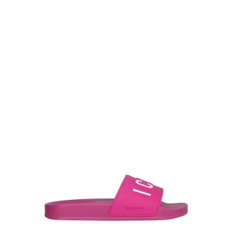 dsquared rubber slide sandals