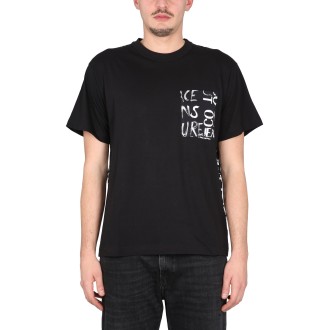 versace jeans couture t-shirt with logo