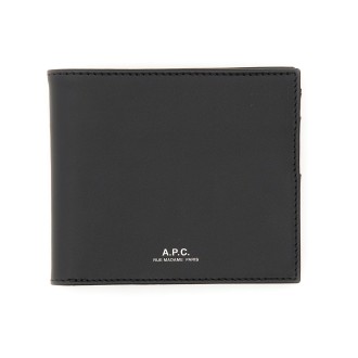 a.p.c. wallet with logo