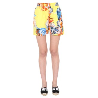 msgm printed shorts 