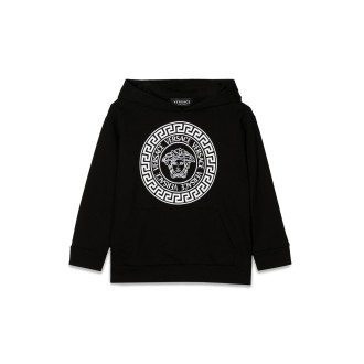 versace logo hoodie with medusa