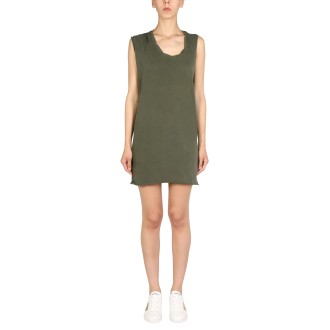 dsquared mini round neckline dress 