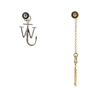 jw anderson asymmetric anchor earrings