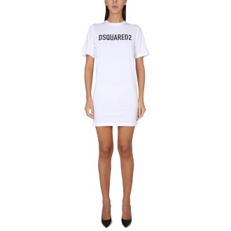 dsquared dress with logo