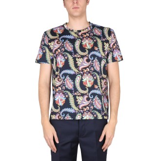 etro floral paisley t-shirt