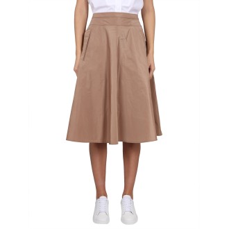 aspesi taffeta skirt