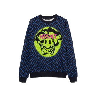 versace sweatshirt monogram emoji medusa