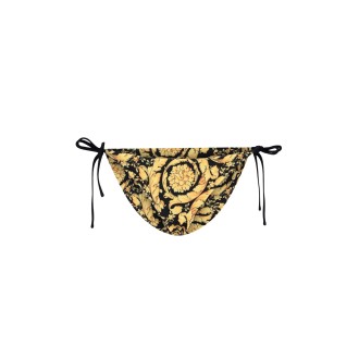 versace baroque print bikini bottom