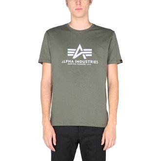 alpha industries t-shirt with laminated logo