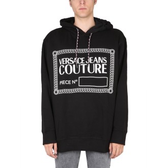 versace jeans couture logo hoodie