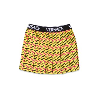 versace skirt twill monogram + elastico logo