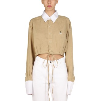 1/off remade ralph lauren shirt