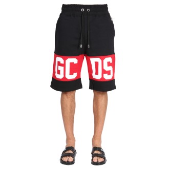 gcds bermuda shorts with logo band