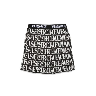 versace pleated skirt