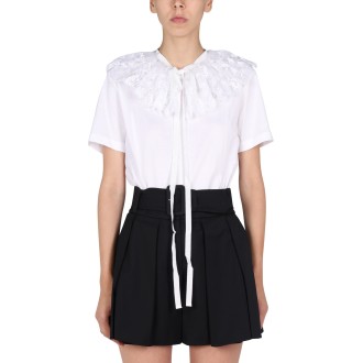 patou lace embroidery t-shirt 